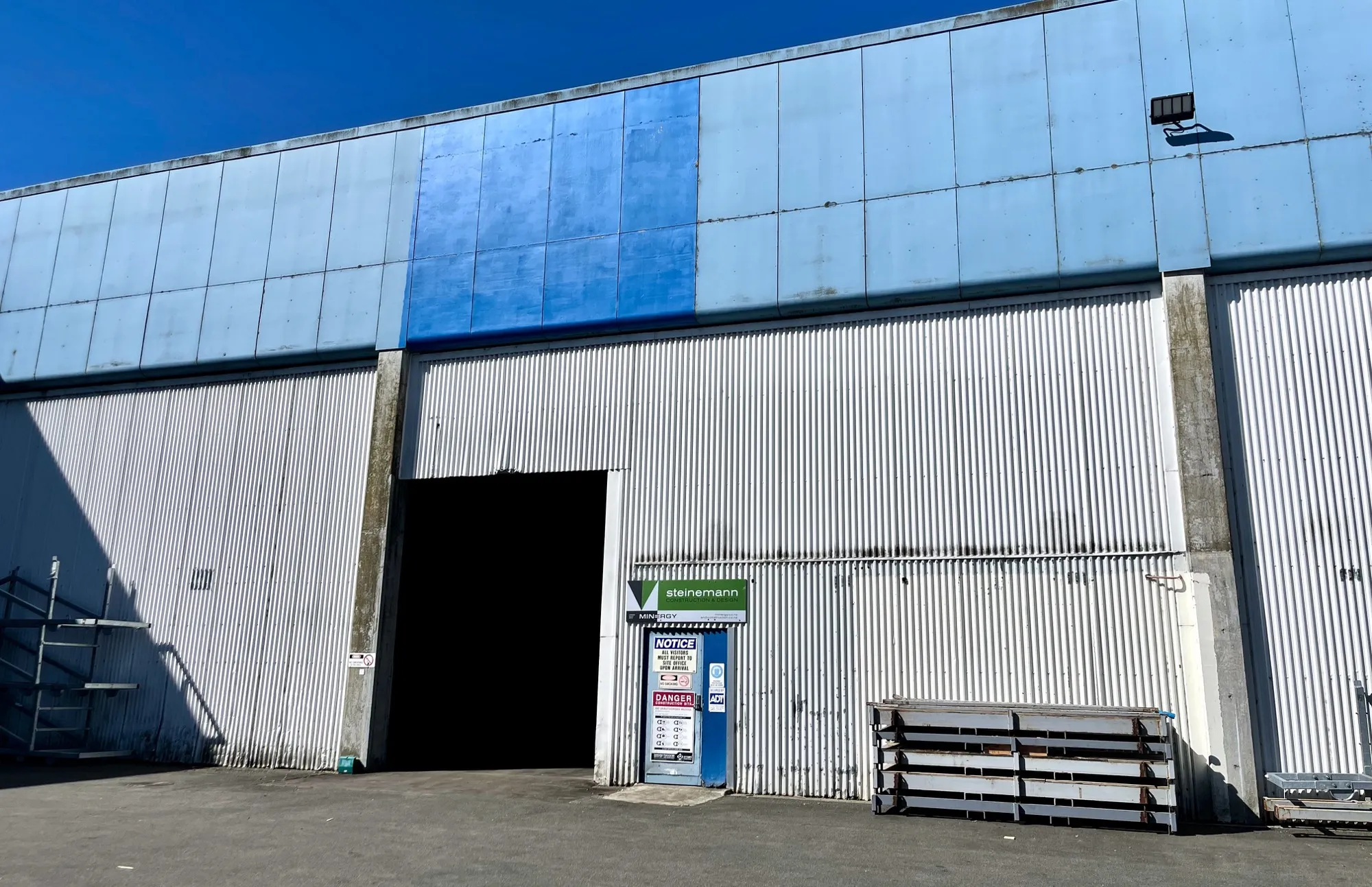 Entrance wide shot Steinemann Construction Building Design new location Ngaumutawa rd Masterton 21