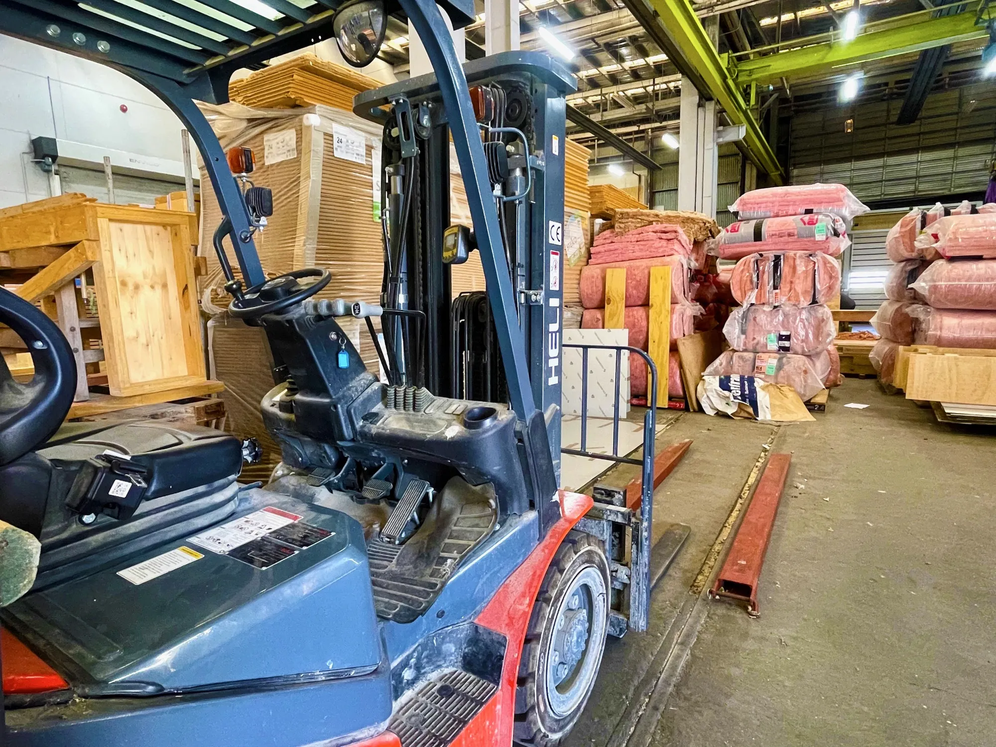 Forklift Steinemann Construction Building Design new location Ngaumutawa rd Masterton 5