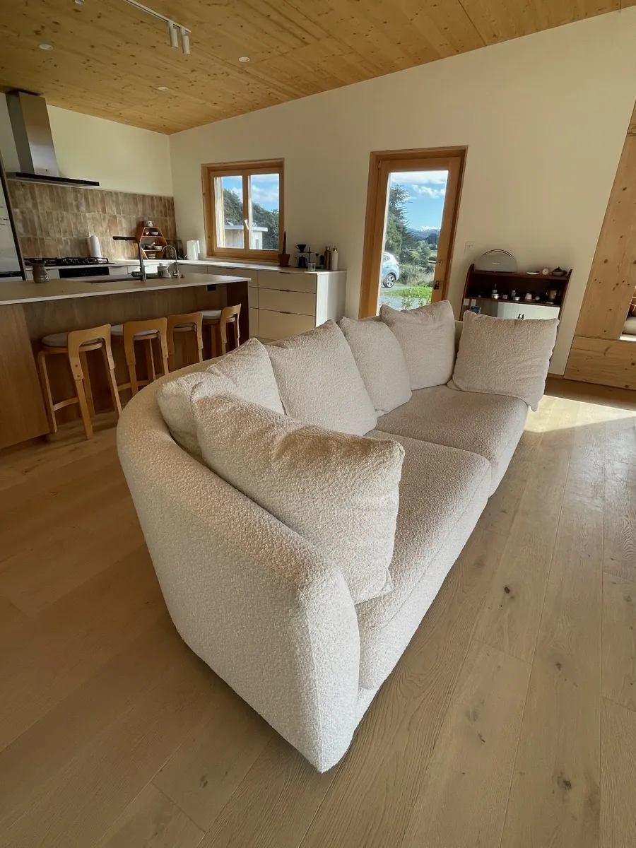 Couch Kitchen Mangaroa house Steinemann Builders Construction Design
