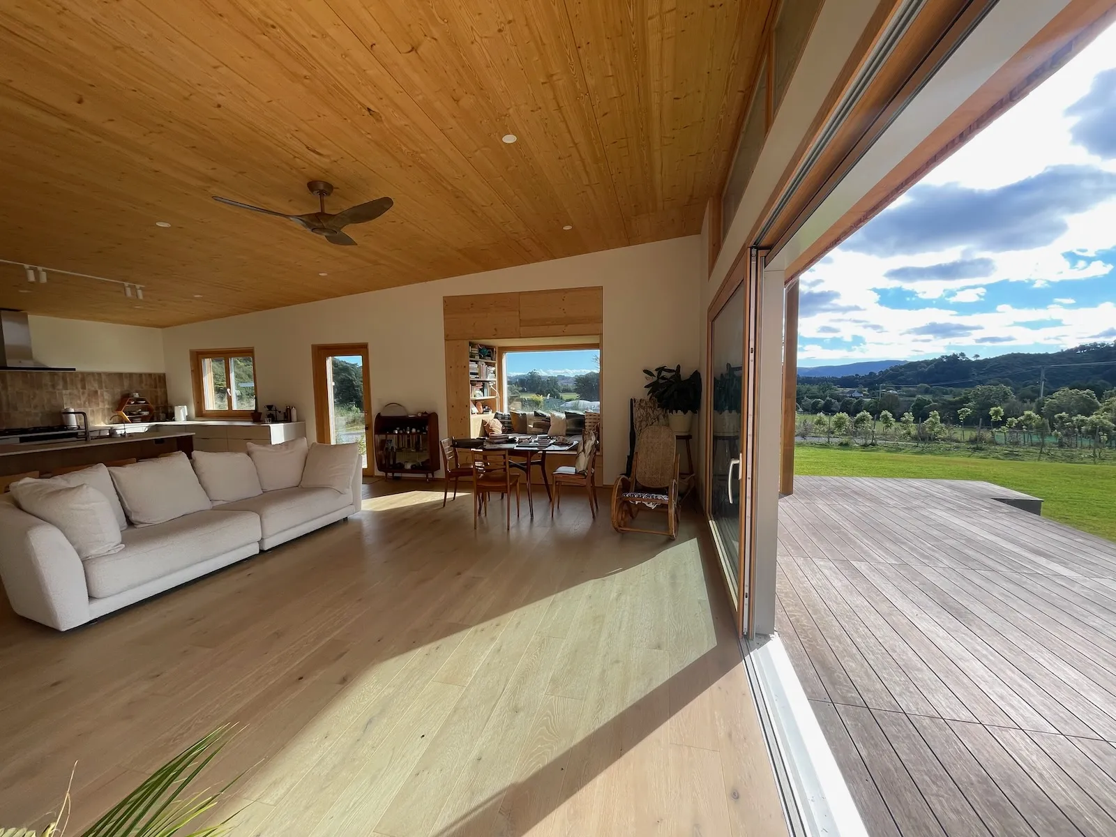 Living room angle Mangaroa house Steinemann Builders Construction Design